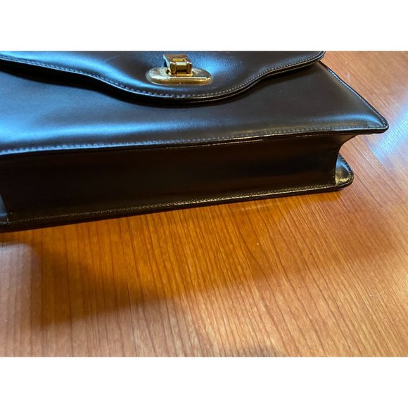 Vintage London Mappin & Webb Leather Handbag Bag - Picture 5 of 10